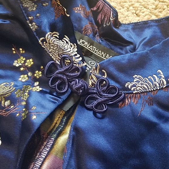 Cheongsam-inspired Mini Dress by Jonathan Martin - Picture 2 of 2